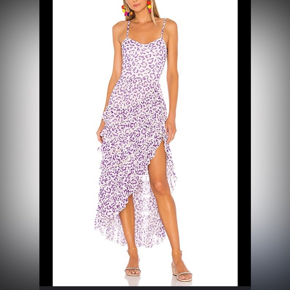 Avana Midi Dress in Purple Leopard
ROCOCO SAND
Color: Purple Leopard